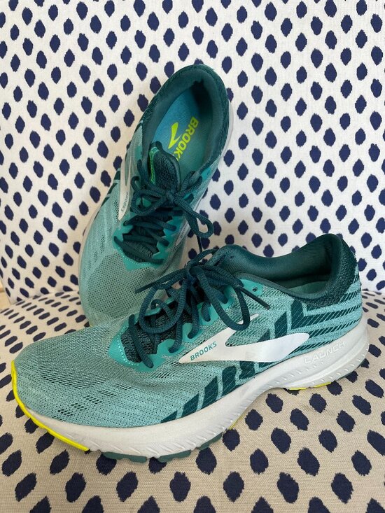 Brooks Shoes - Brooks Launch 6 Green Shoes Size 8